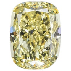 Alexander Beverly Hills GIA 3.02ct Cushion Fancy Intense Yellow Diamond 1.35r