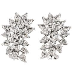 Diamond Cluster Earrings 11