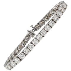 Half a carat Each Diamond Tennis Bracelet 6