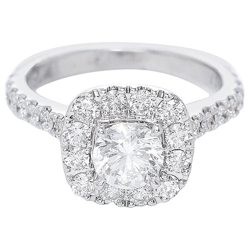Neil Lane Bridal Collection Round Diamond Halo Ring