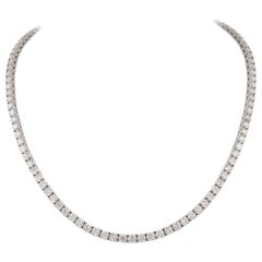Alexander Beverly Hills - Collier de tennis en or blanc 18 carats, 20,60 ct.
