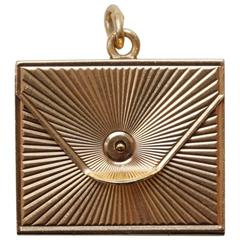 Gold Six-Way Envelop Locket