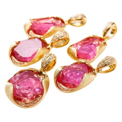 GEMCOOK JEWELLERY Raw Mahenge Stone Pendant Necklace M
