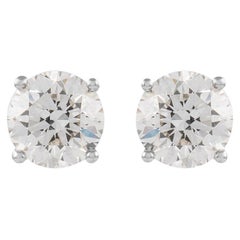 Alexander GIA 6,06 Karat runder Diamant I/J VS1 Ohrstecker 18k Weißgold