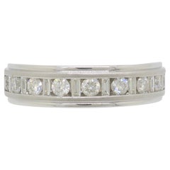 Herren Baguette- und runder Diamantring für Herren