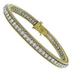 4.25ct Diamond Gold Bracelet