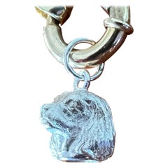 Paul Eaton Cavalier Miniature King Charles Spaniel Sterling Charm or Pendant