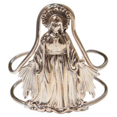 Virgin Mary Arm Cuff Bangle Statement