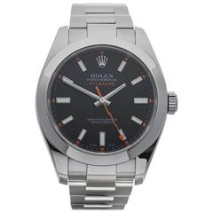  Rolex Stainless Steel Milgauss Automatic Wristwatch