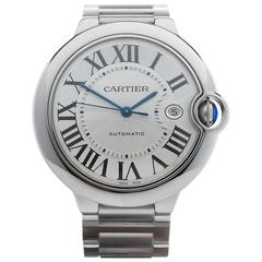  Cartier Stainless Steel Ballon Bleu Automatic Wristwatch