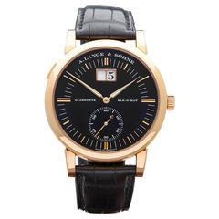  A. Lange & Sohne Rose Gold Grand Langematik Automatic Wristwatch