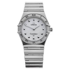 Used  Omega Ladies Stainless Steel Constellation Quartz Wristwatch 2000s
