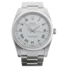 Rolex Air King White Gold Stainless Steel Automatic Wristwatch 114234 2007