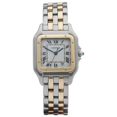 Cartier Ladies Yellow Gold Stainless Steel Panthere Quartz Wristwatch 187949 200