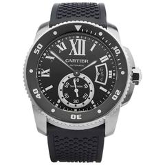 Cartier Stainless Steel Calibre Automatic Wristwatch