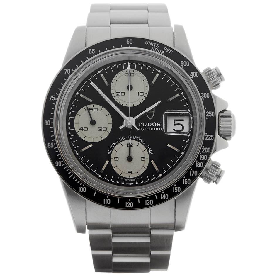 Tudor Oysterdate Big Block Montre-bracelet automatique en acier inoxydable