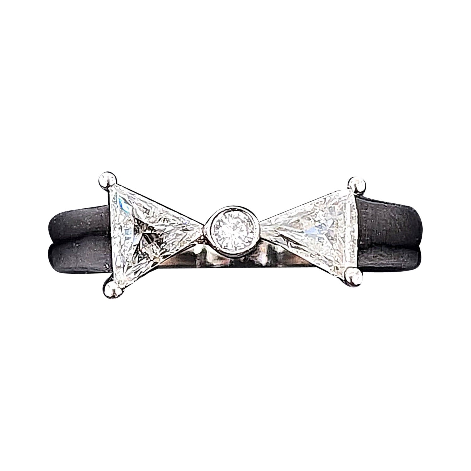 0.64 Bow Tie Diamond Ring