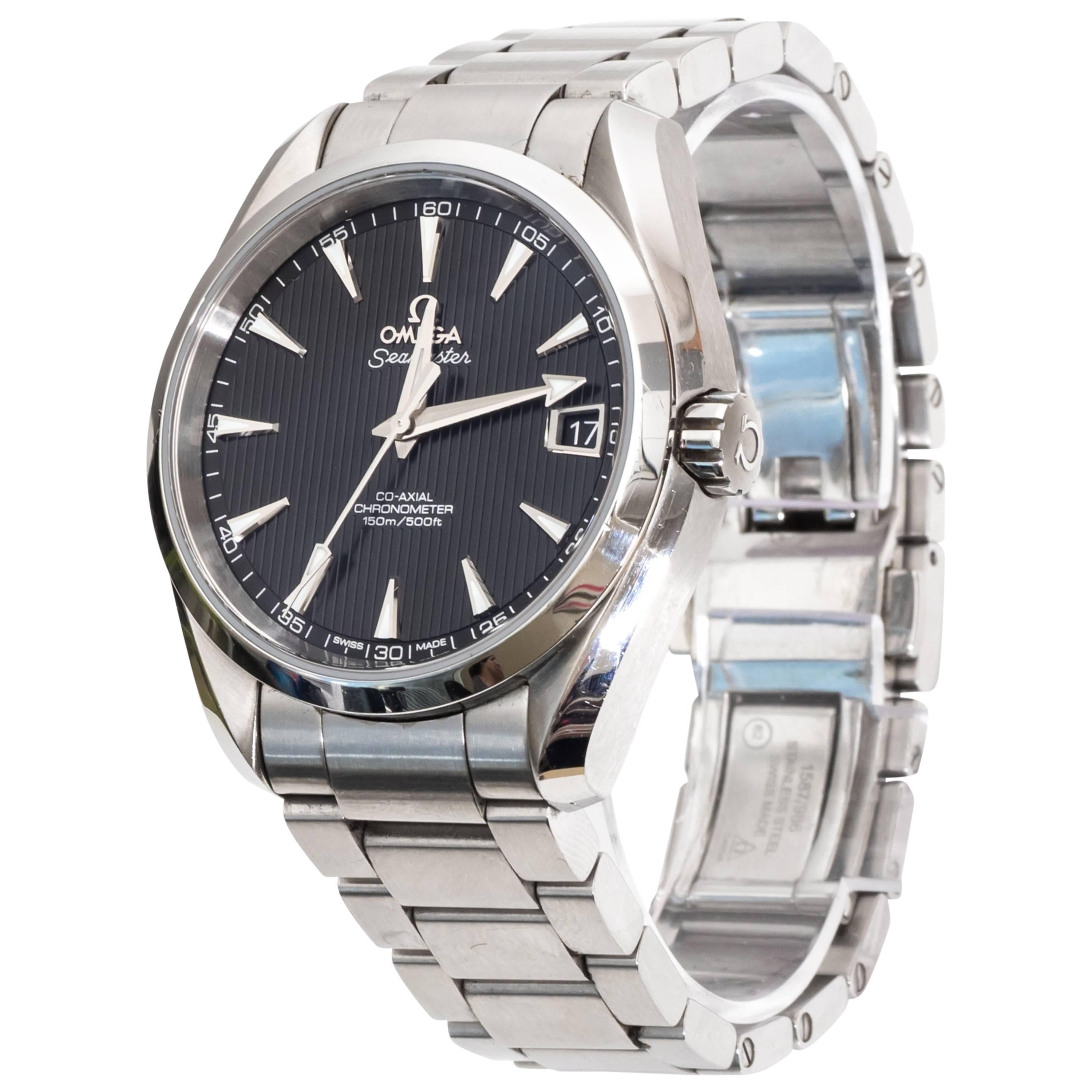 Omega Stainless Steel Seamaster Aquaterra Wristwatch