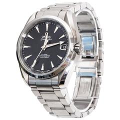 Omega Stainless Steel Seamaster Aquaterra Wristwatch 12