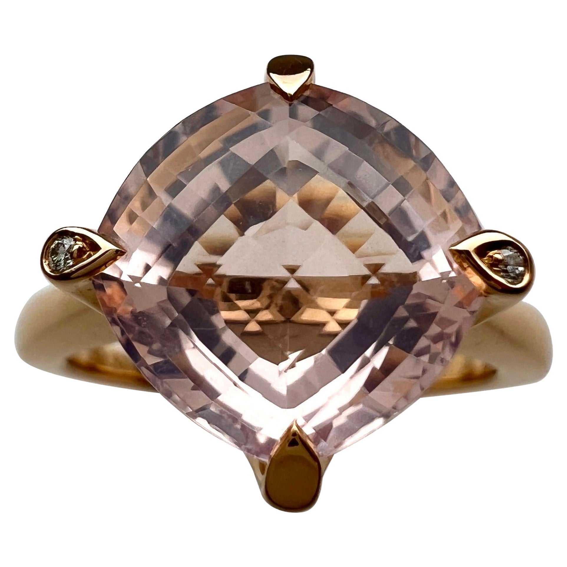 Anillo Cartier Inde Mysterieuse Fancy Rose De France Amatista Diamante Oro Rosa en venta