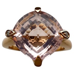 Anillo Cartier Inde Mysterieuse Fancy Rose De France Amatista Diamante Oro Rosa
