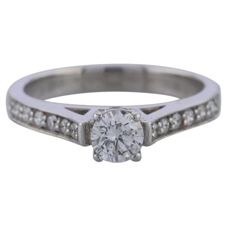 0.46 Carat Diamond Solitaire Engagement Ring