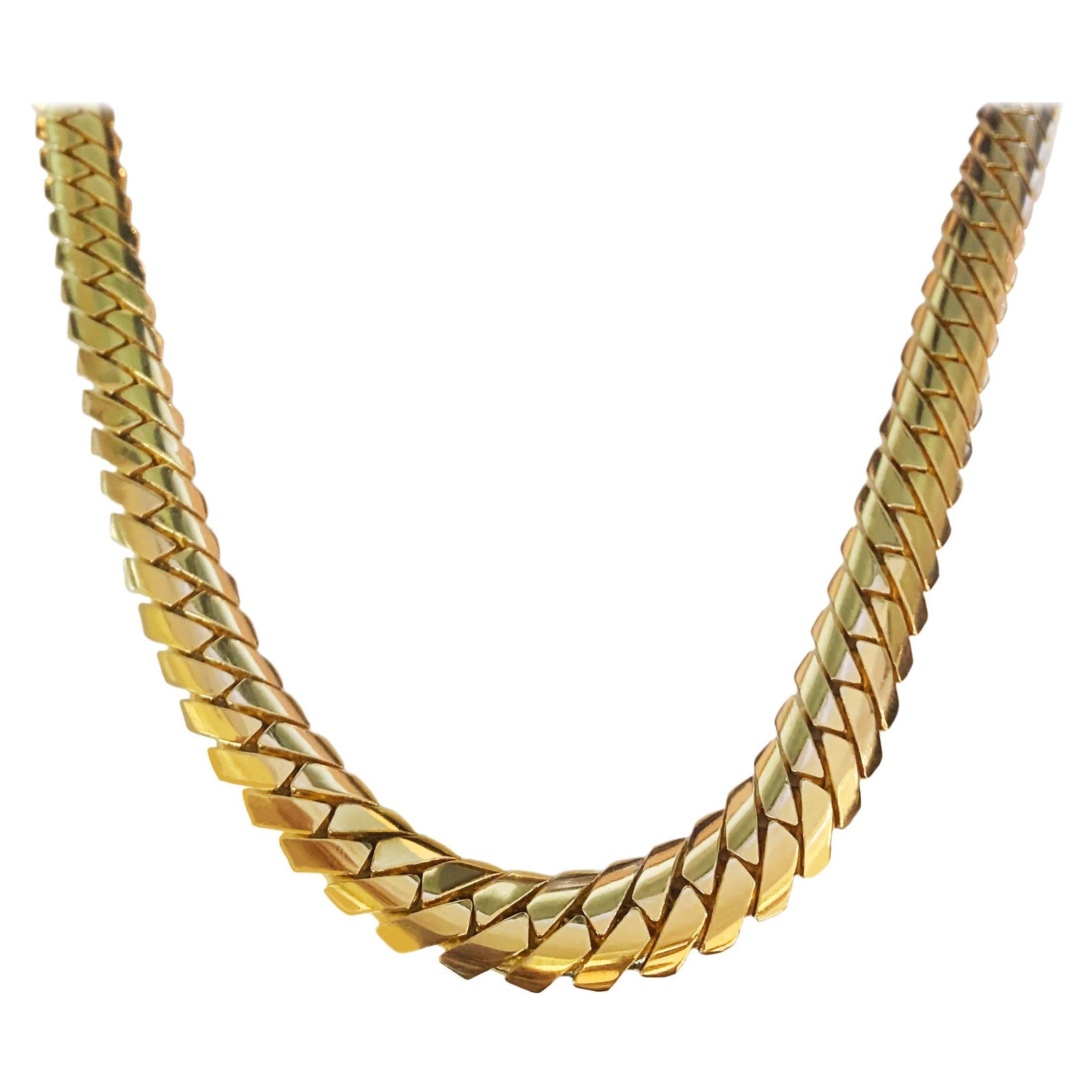 Miami Cuban Link Chain in 14K Yellow Gold