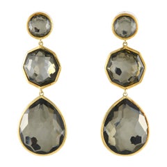 Ippolita 18K Yellow Gold Quartz Earrings IP13-091224