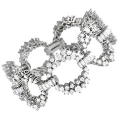 18K White Gold 11.45ct Diamond Bracelet MF16-091824