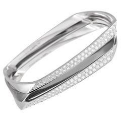 Tiffany & Co. Gehry 18K White Gold 1.20ct Diamond Bracelet Set TI04-102824