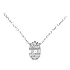 14K White Gold 0.15ct Diamond Necklace PN15564-W