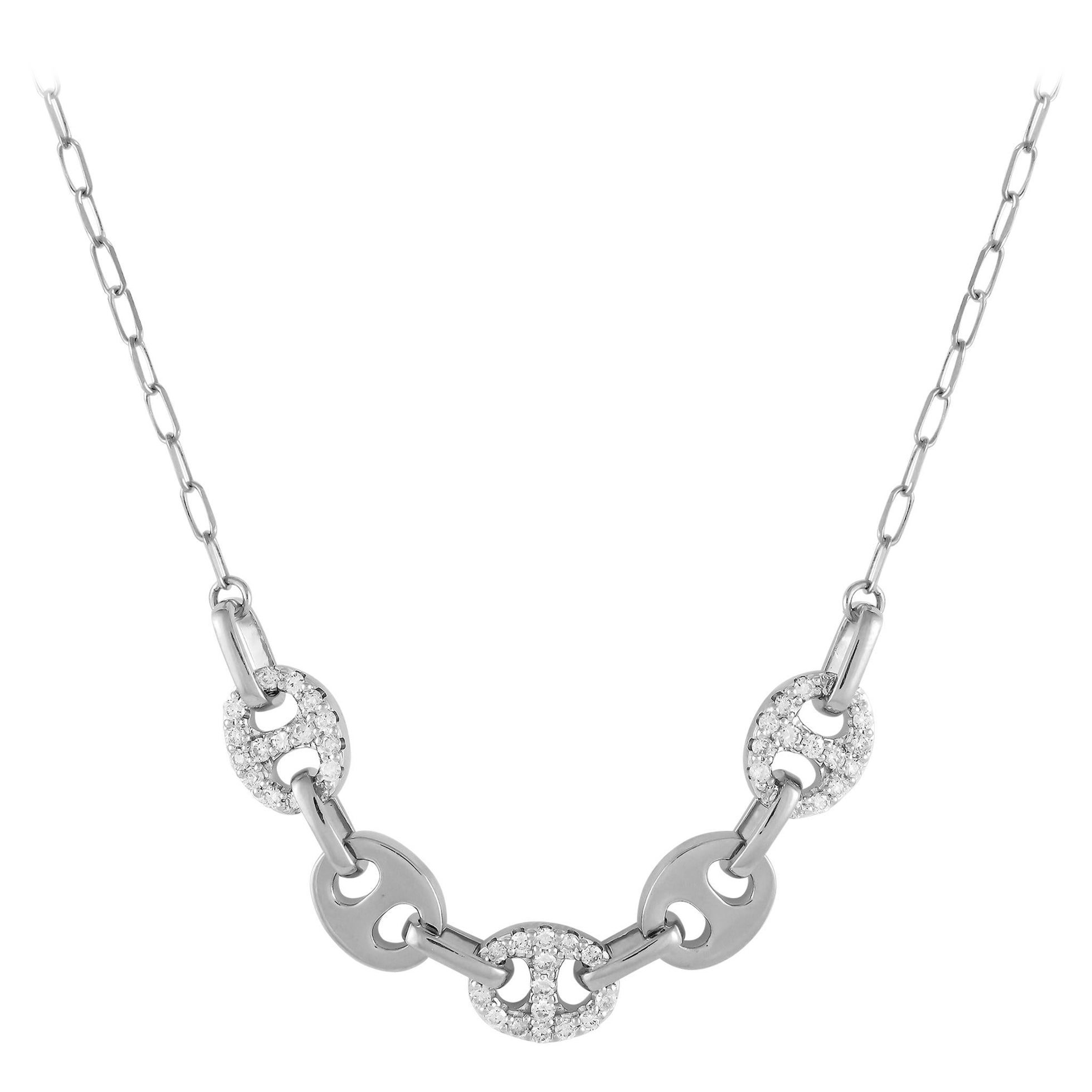 14K White Gold 0.50ct Diamond Necklace NK01478-W
