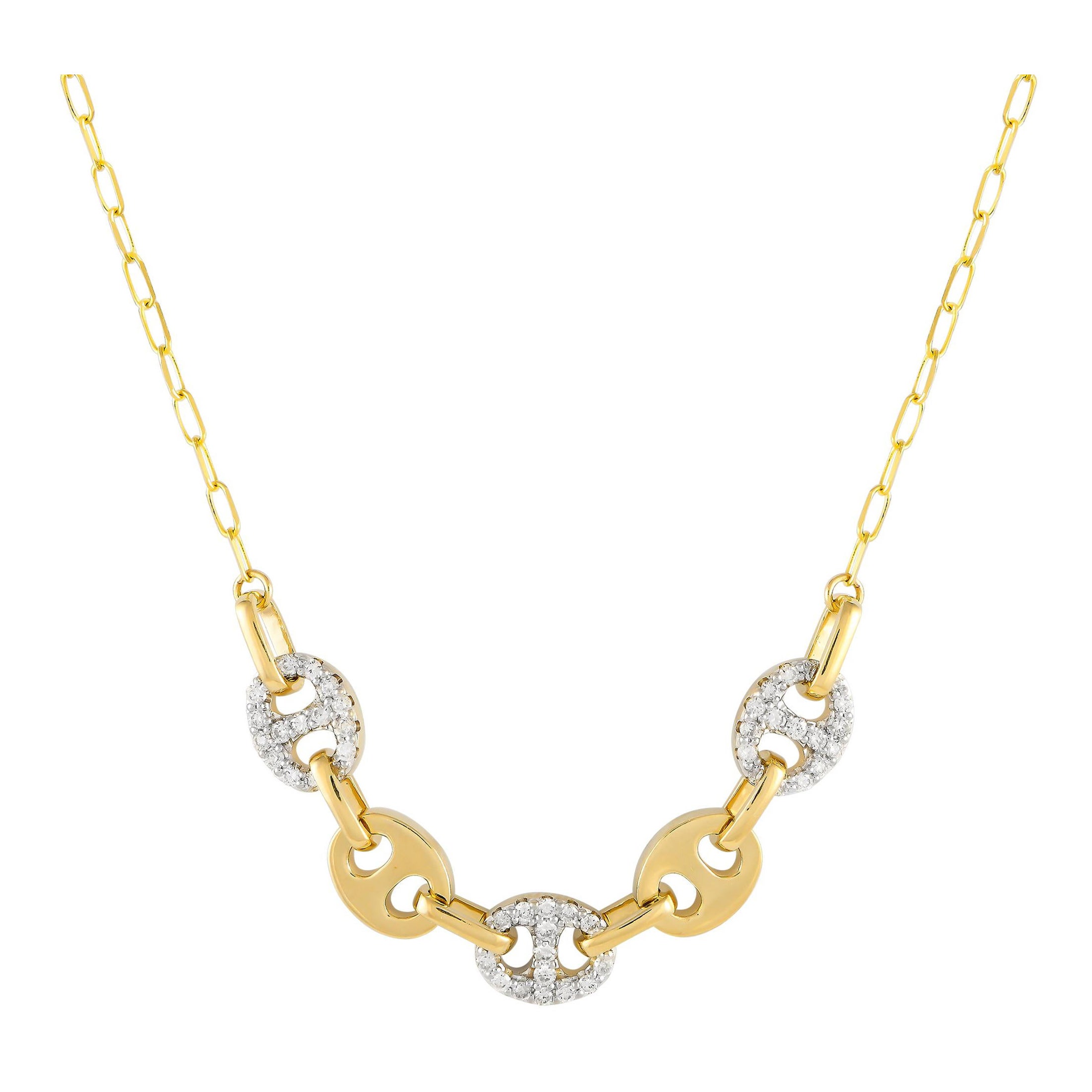 14K Yellow Gold 0.50ct Diamond Necklace NK01457-Y