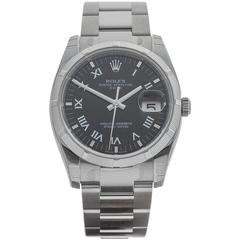 Rolex Date Stainless Steel Unisex 115210 2016