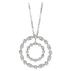 3.00ct Diamond Round Pendant Necklace
