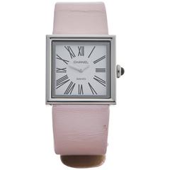Used  Chanel Ladies Stainless Steel Mademoiselle Quartz Wristwatch Ref W3545