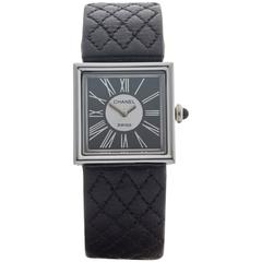 Chanel Ladies Platinum Mademoiselle Quartz Wristwatch
