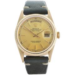  Rolex Yellow Gold Day-Date Automatic Wristwatch Ref 18238 1989