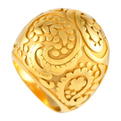 Carrera y Carrera 18K Yellow Gold Aqua Dome Ring DA1048701