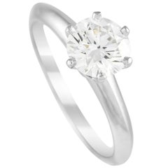 Tiffany & Co. Tiffany & Co. Anillo de platino con diamantes de 1,10 ct TI23-110624