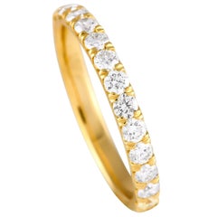 14K Yellow Gold 0.65ct Diamond Ring MF23-100124
