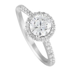 14K White Gold 1.41ct Lab Grown Diamond Ring