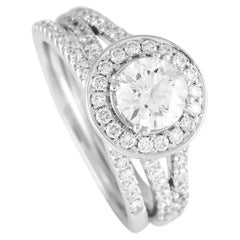 Anello con diamante coltivato in laboratorio in oro bianco 14K 1,75ct MF11-111324
