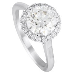 Anello in oro bianco 14K con 2,26 carati di diamanti coltivati in laboratorio MF17-111324