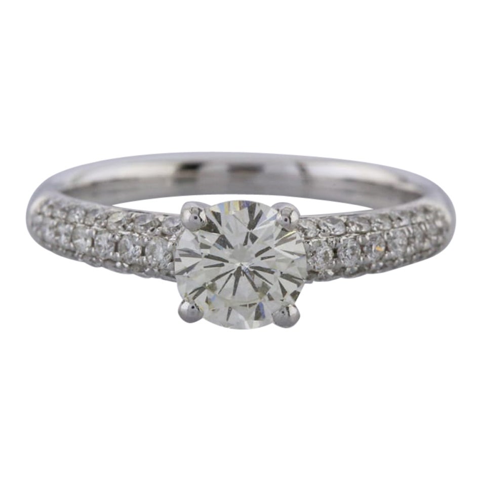0.72 Carat Diamond Solitaire Engagement Ring