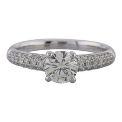 0.72 Carat Diamond Solitaire Engagement Ring