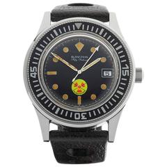 Used  Blancpain Stainless Steel Fifty Fathoms No Radiation Automatic Wristwatch