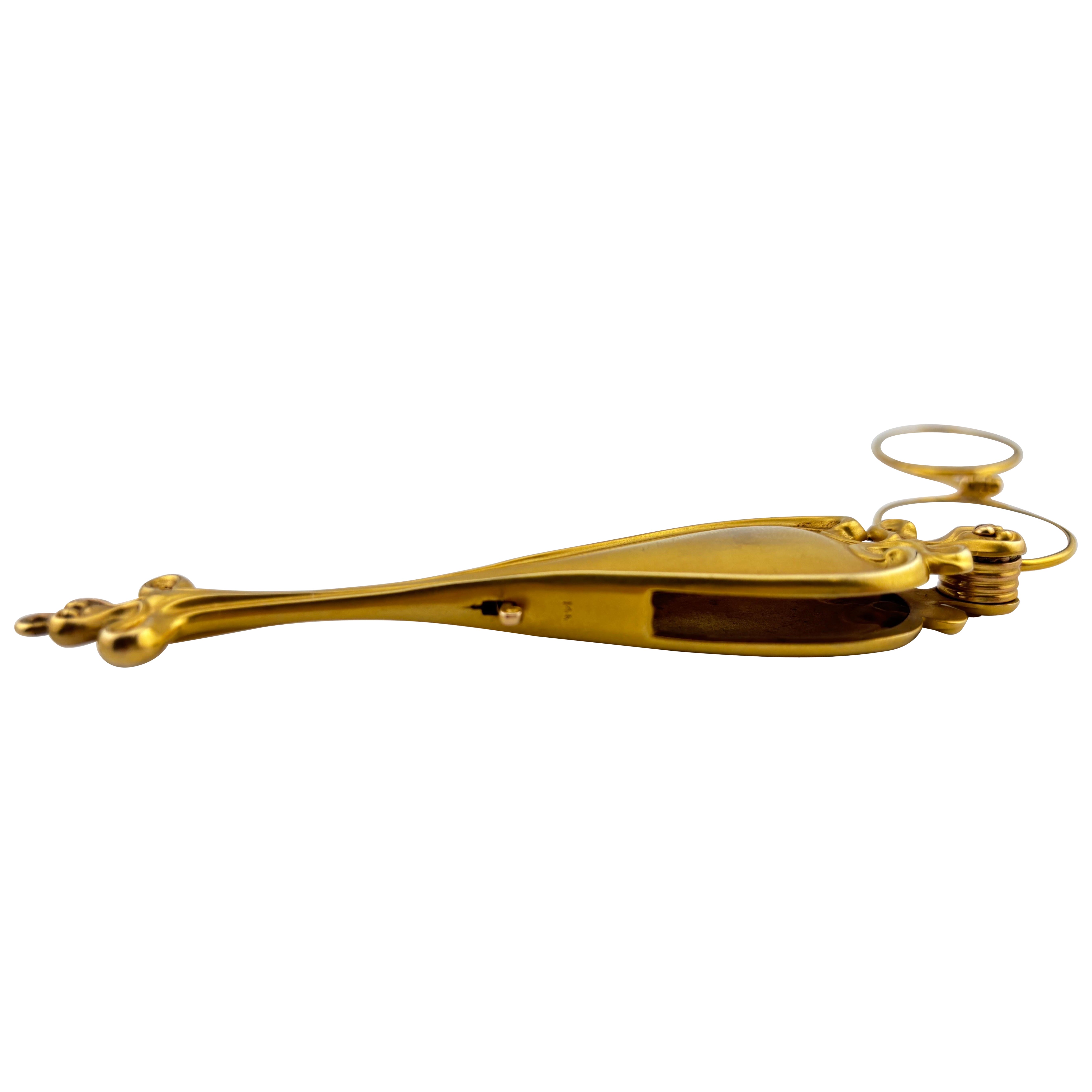 Une lorgnette en or est un accessoire élégant et vintage, conçu comme une paire de lunettes sans branches.

Le design compact et l'aspect sophistiqué de la lorgnette en ont fait un accessoire populaire au XIXe siècle et au début du XXe siècle, en