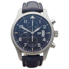 IWC Stainless Steel Pilots Chronograph Le Petit Prince Limited Edition Watch