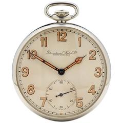 IWC-Edelstahl-Militär-Taschenuhr